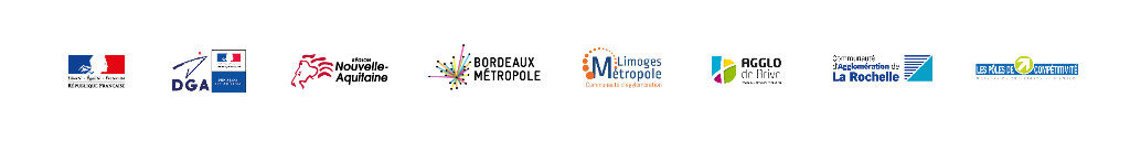 Logos des partenaires Bâtiment au territoire intelligent